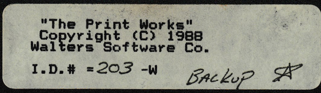 Print Works Package 1